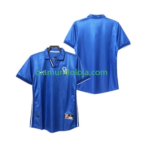 Camisola Itália Retro Homem Equipamento Primeiro 1998 Manga Curta